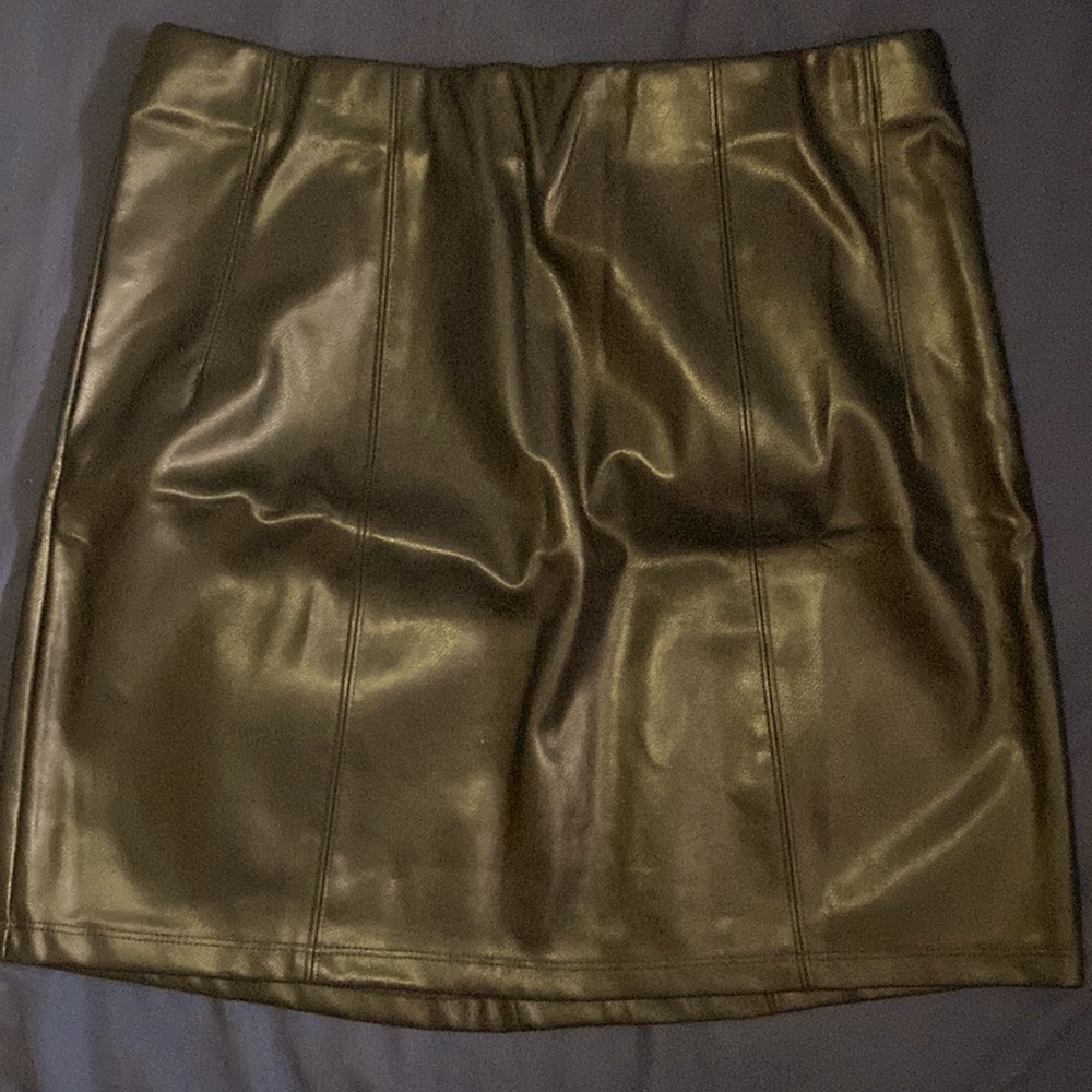 Leather Skirt
